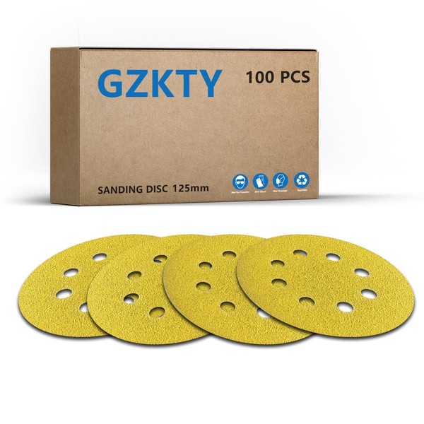 Sandpaper 125 mm Velcro 150 Grit (Pack of 100) -