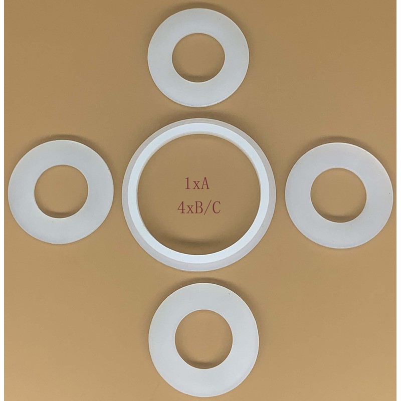 RTPOWER Fits Coleman, Lay-Z-spa ，A and B/C Connector Seals Gaskets(1