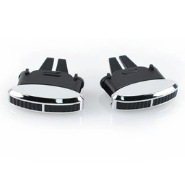 Goodithy 2PCS Air Vent Clips Tabs, Front Rear Air Conditioning Grille AC Vent Outlet Sliders Clips Repair Kit Replacement for Maserati Quattroporte GranCabrio GranTurismo