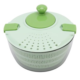 Salad Spinner, Spatter Proof Safe Multifunction and Storage 4L PP Vegetable Dryer for Home