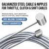 2 Pieces Motorcycle Universal Cable Pulley Universal Repair Kit Bowden