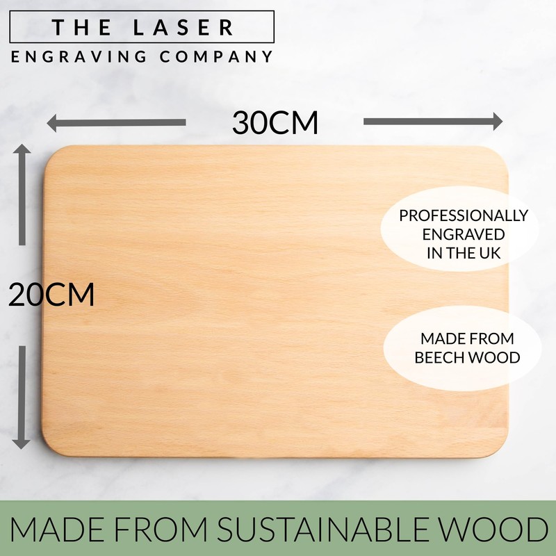 Anniversary Chopping Board Gifts, Wedding Present, Wood Gift, Housewarming Gift,