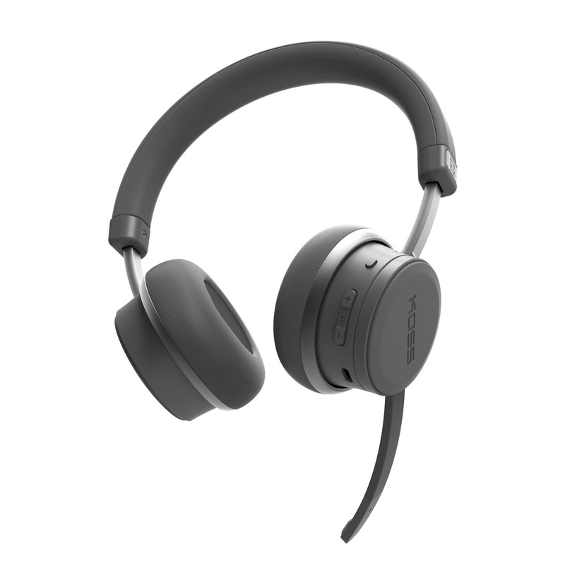 Koss CS340BT QZ Wireless Bluetooth On-Ear Communication Headset, Active Noise