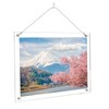 Yoimize Acrylic Photo Frame, A5, Award Frame, Wall Hanging/Standing, Clear