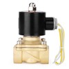 U.S. Solid 3/4" Brass Electric Solenoid Valve 110V AC Normally