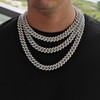 ICEDATA Mens Cuban Link Chain 13MM Width Cuban Chain Necklace