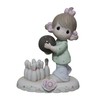 Precious Moments Brunette Girl Bowling Age 10 Figurine