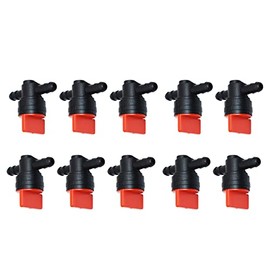 698183 10PCS 1/4" Straight in-Line Gas Fuel Shut-Off/Cut-Off Valves Replacement for Briggs Stratton Replacement for John Deere Toro 494768 493960