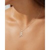 Mesovor 925 Sterling Silver Chains for Women, Delicate Initial Necklace