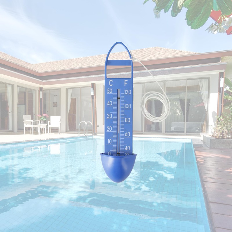 Lantelme Pool Thermometer Sinking with Ladle and Cord for Measuring