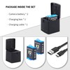 2-Pack Hero 12 11 10 9 Batteries with 3 Channel