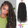 Passion Twist Hair - 8 Packs 12 Inch Passion Twist