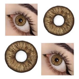 Lentillas Esteticas, Incluyeestuche, Accesorio De Aplicacion Color Coffie