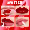 2Pcs Peel off Lip Stain Lip Oil Dual Ended Combo