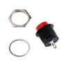 MTDELE 24Pcs 16mm Momentary Push Button Switch ON-Off 3A 250V
