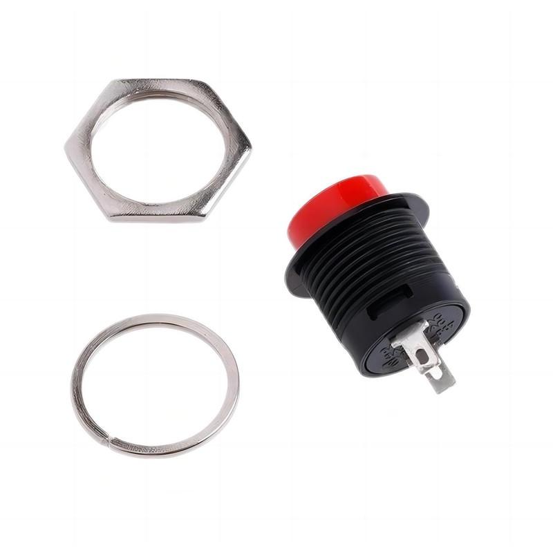 MTDELE 24Pcs 16mm Momentary Push Button Switch ON-Off 3A 250V