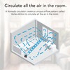 Vornado 573T Small Room Air Circulator Fan with Pivoting Head,