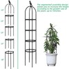 6ft Garden Obelisk Trellis for Climbing Plants-Rustproof Metal Pipe with