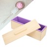 Soap Loaf Mold Flexible Purple Silicone DIY Hand Made Soap