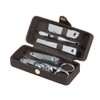 Royce Leather Suede Lined Travel Manicure Set, Tan, One Size