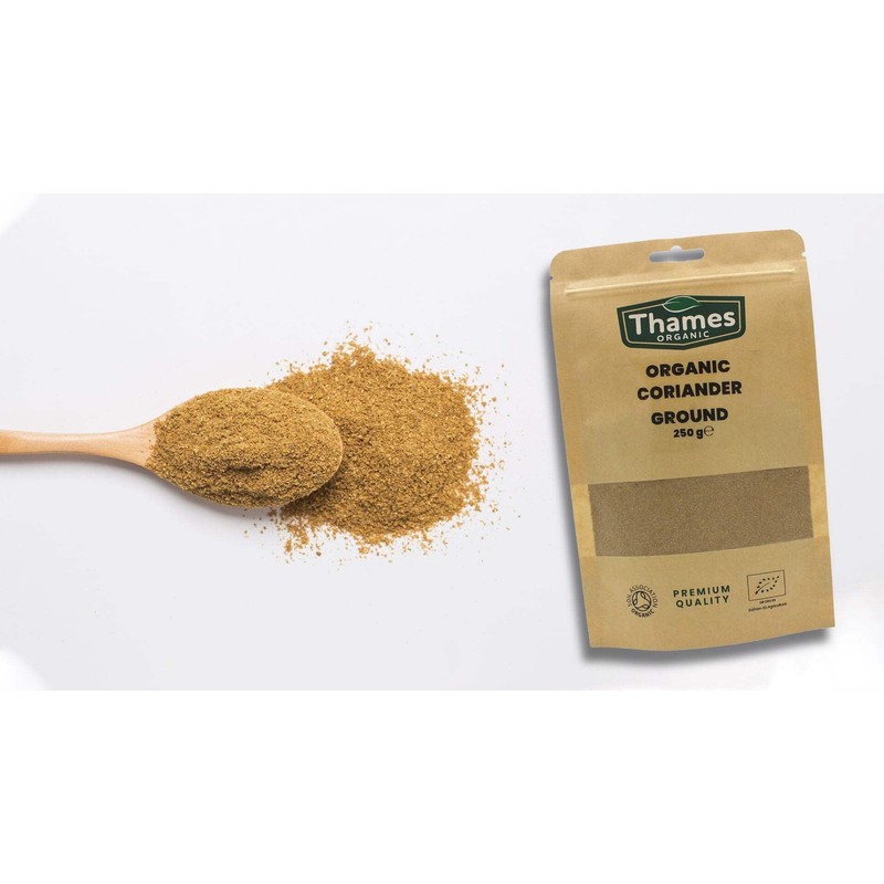 Organic Coriander Ground-Certified Organic, Non-GMO, Vegan, No Additives, No Preservatives,