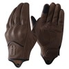 Harssidanzar Mens Motorcycle Gloves Fleece Lined Winter Warm Goatskin Leather