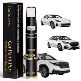 Crystal White Pearl Tricoat(K1X) Touch Up Paint Compatible with SUBARU, Exact Match Car Paint Pen Automotive Scratch Repair Remover Kit Quick & Easy Solution for Vehile Chips and Nicks