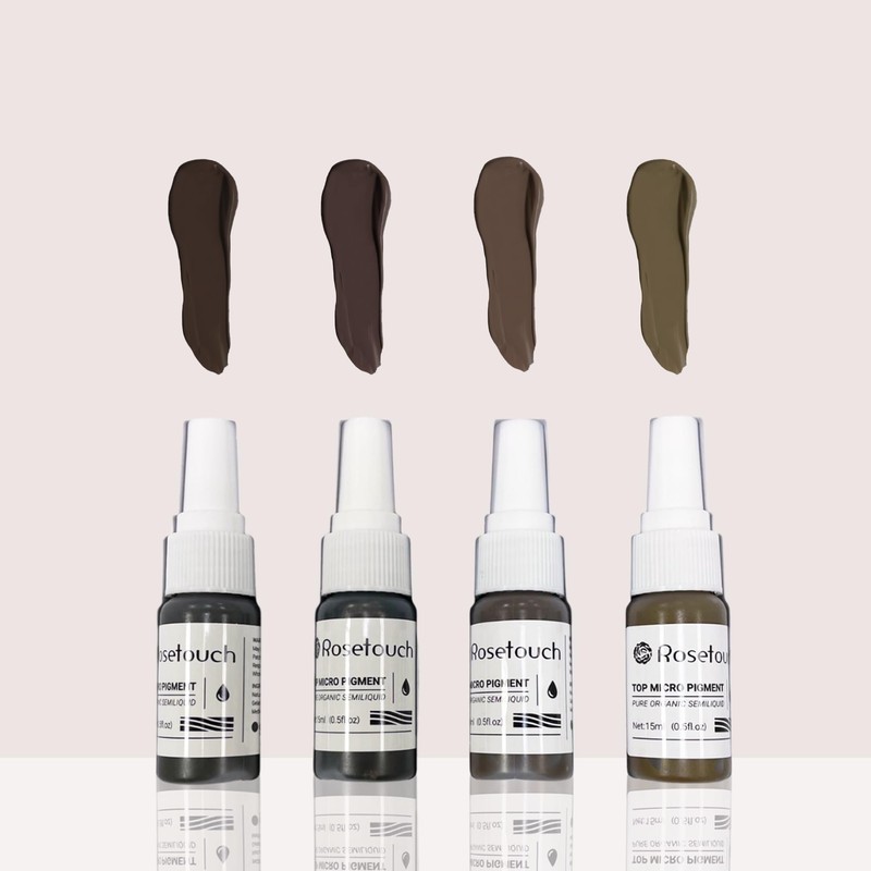 Rosetouch Dark Pigments for Microblading & Permanent Makeup - Professional