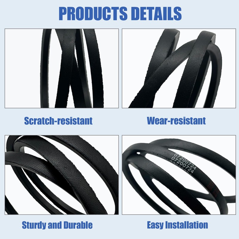 07200724 Transmission Drive Belt Fit for Ariens Gravely Ikon ZT