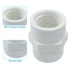 OSVJE 10Pcs PVC Pipe Fittings, 1/2 inch NPT Female Thread
