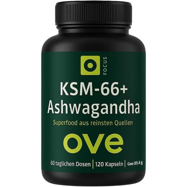 Ashwagandha KSM66 Root Extract with Magnesium, Zinc and Vitamin B6
