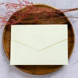 Sobres de 5 x 7 pulgadas para invitaciones, paquete de 50 sobres de invitaciones color beige, tamaño 5 x 7 pulgadas para boda, tarjetas de felicitación, tarjetas en blanco, cartulina