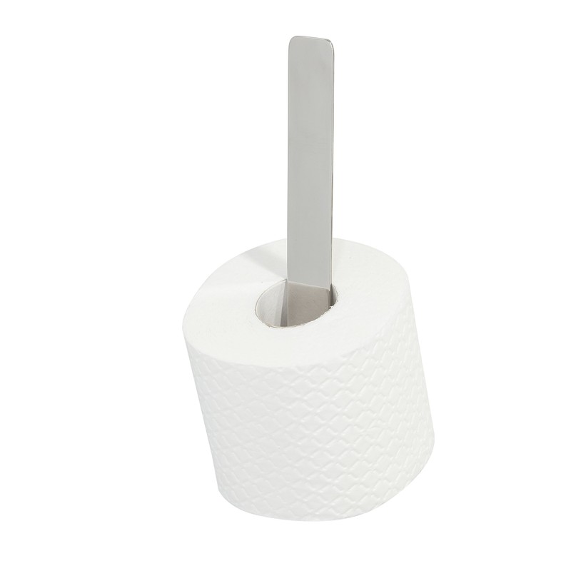 Tiger Colar Spare Toilet Roll Holder, Mounting Without Drilling, Stainless