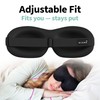 Nidra Contoured Sleep Mask for Side Sleepers – Zero Pressure