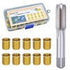 Taipintee 10pcs Spark Plug Thread Hole Repair Tools M14×1.25mm with