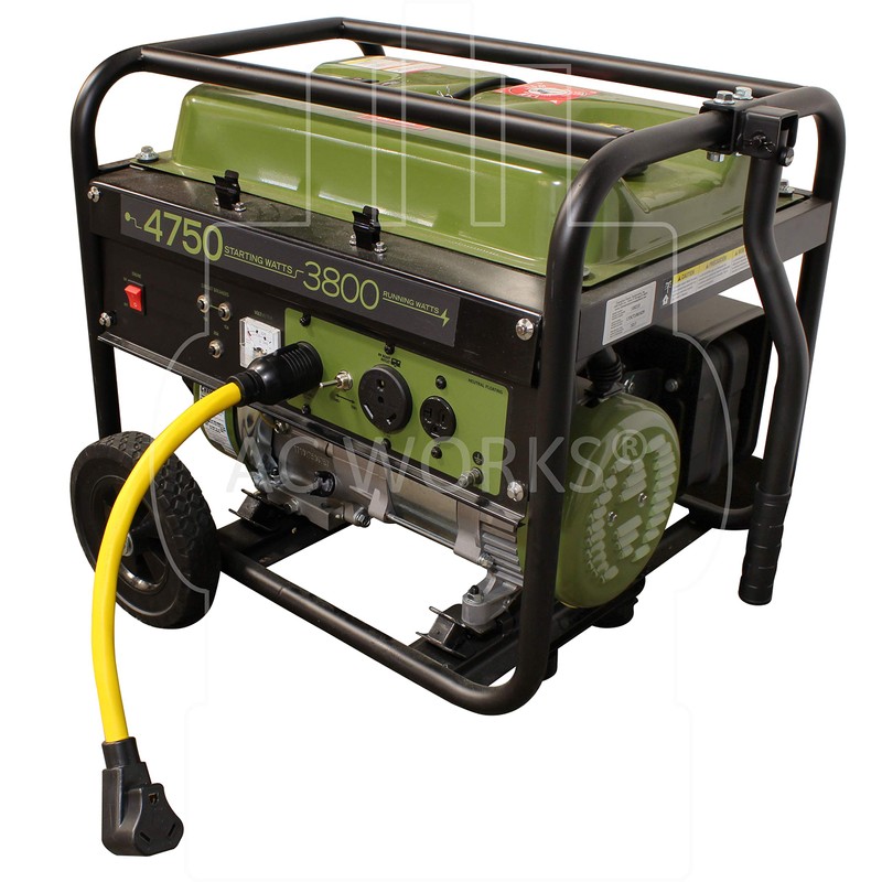 AC WORKS Generator to 30Amp RV Adapter (L14-30 30A 4-Prong