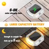 VOLISUN Solar Driveway Lights Dock Deck Lights 4-Pack,2 Colors in