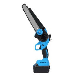 Upscale Cordless Mini Chainsaw, 8 Inch, Brushless Motor, 4.2 lbs, with Safety Lock 21V
