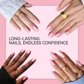 gelike ec Gel Nail Polish Pink Color Non-Toxic Safe for Girl Teens Manicure Lovers 16ml Natural Nude - Chip Resistant for Party Occasions with Smooth Brush