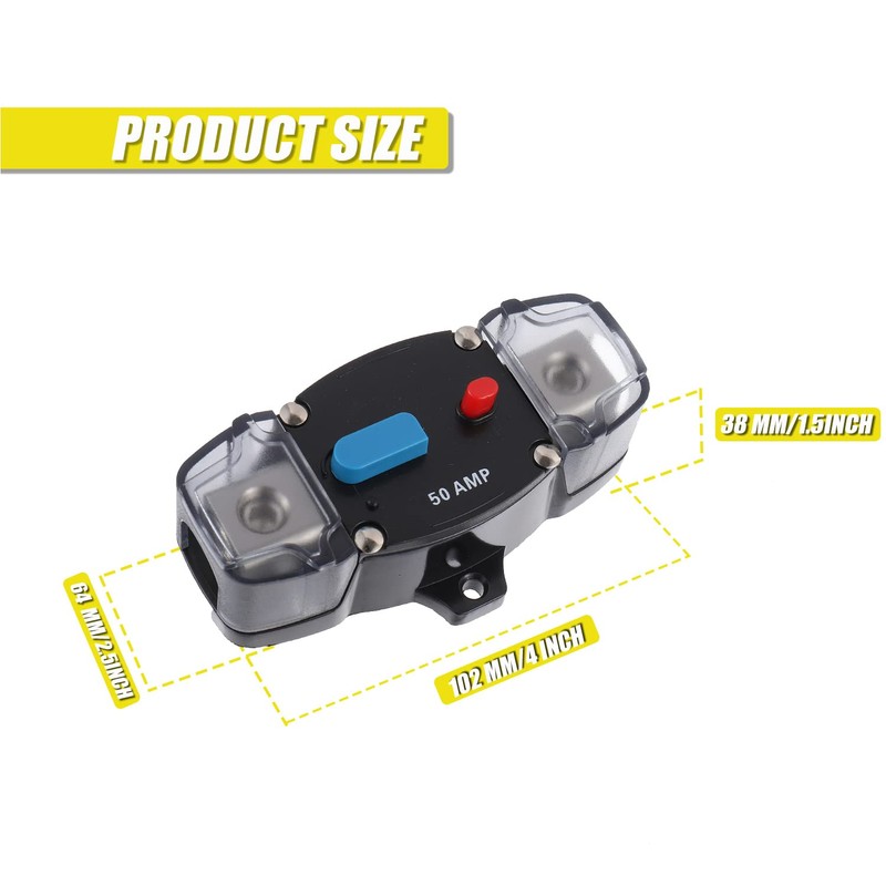 EPLZON 50A 12-48 Volt DC Self Timer with Manual Reset
