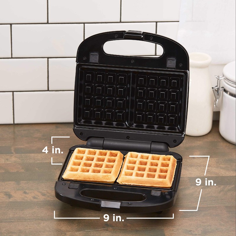 BLACK+DECKER 3-in-1 Waffle Iron, WM2000SD, Grill and Sandwich Press, Non-Stick