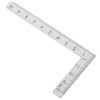 LALAFINA 2pcs Hollow Carpenter Square Ruler Right Angle Measuring Tool