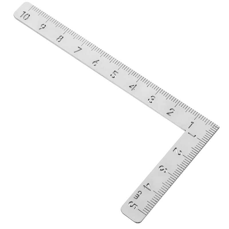 LALAFINA 2pcs Hollow Carpenter Square Ruler Right Angle Measuring Tool