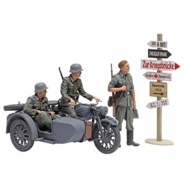 Tamiya 35384 1/35 Military Miniature Series No. 384 German Military Side Car KS600 Plastic Model