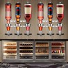 FGXY Upside Down Drinks Dispenser Stand, Bottle Holder Wall Mounted,