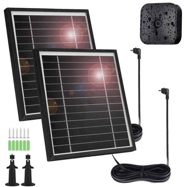 Updated Version Uogw 2 Pack Solar Panel Charge Compatible with