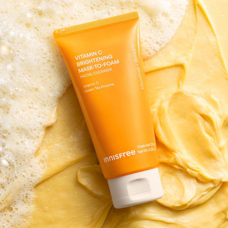 Innisfree 비타민C 브라이트닝 팩투폼 120g 2개 Vitamin C Brightening Pack-to-Foam