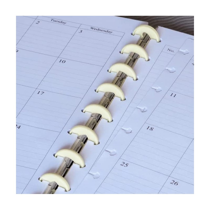 2025-2026 Planner Refills for 8-Discbound Notebooks, Weekly and Monthly Appointment