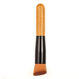 TOVINANNA Bezel Style Angled Makeup Foundation Brush Versatile Face Cosmetic Tool for Blending and Concealing Random Color for Professional Personal Use