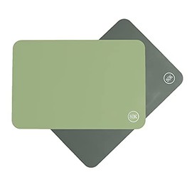 The Silicone Kitchen Silicone Oven Baking Mats - Dishwasher Safe, BPA Free, Extra Thick - Quarter Sheet (8 inch x11.75 inch ), Green (TSKBM)